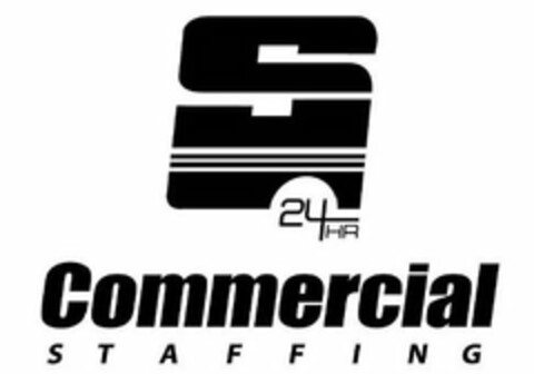 S 24 HR COMMERCIAL STAFFING Logo (USPTO, 07.07.2011)