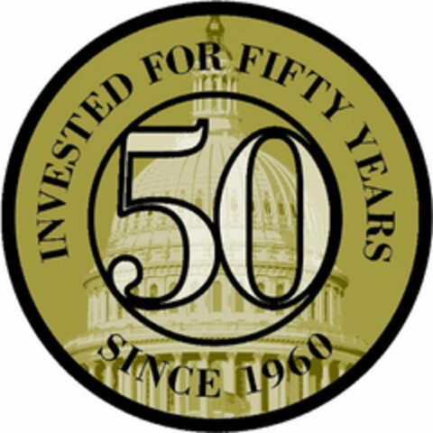 INVESTED FOR FIFTY YEARS 50 SINCE 1960 Logo (USPTO, 20.10.2011)