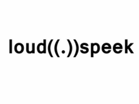 LOUD((.))SPEEK Logo (USPTO, 19.04.2012)