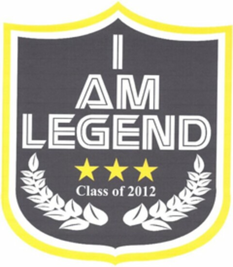 I AM LEGEND CLASS OF 2012 Logo (USPTO, 07/19/2012)