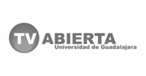 TV ABIERTA UNIVERSIDAD DE GUADALAJARA Logo (USPTO, 10/25/2012)