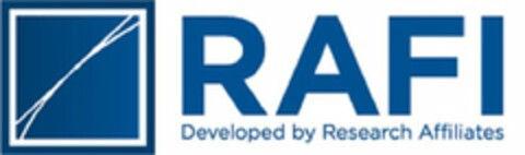 RAFI DEVELOPED BY RESEARCH AFFILIATES Logo (USPTO, 13.08.2013)