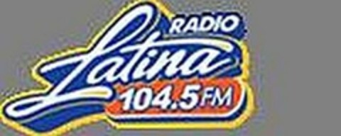 RADIO LATINA 104.5FM Logo (USPTO, 25.07.2014)