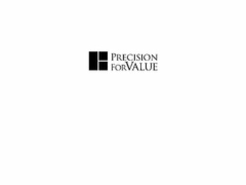 PRECISION FOR VALUE Logo (USPTO, 26.02.2015)