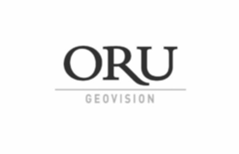 ORU GEOVISION Logo (USPTO, 31.08.2016)