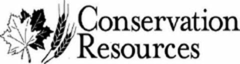 CONSERVATION RESOURCES Logo (USPTO, 06.04.2018)