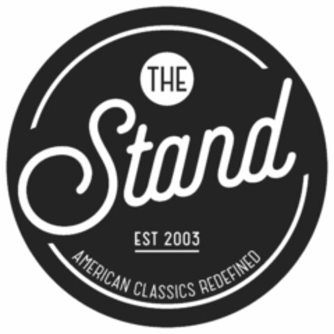 THE STAND EST 2003 AMERICAN CLASSICS REDEFINED Logo (USPTO, 06/08/2018)