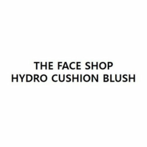 THE FACE SHOP HYDRO CUSHION BLUSH Logo (USPTO, 22.06.2018)