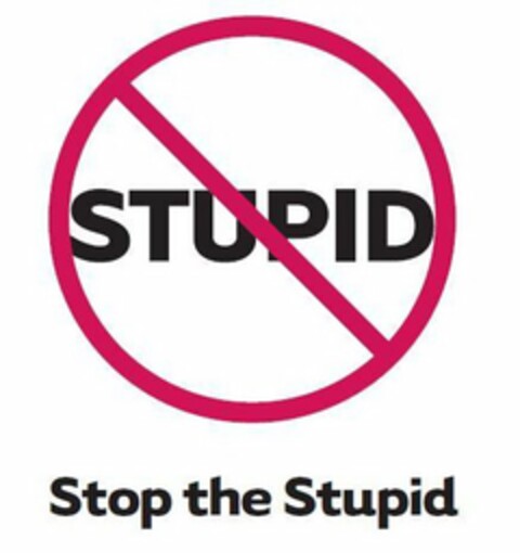 STUPID STOP THE STUPID Logo (USPTO, 25.07.2018)