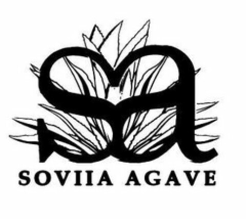 SA SOVIIA AGAVE Logo (USPTO, 08/06/2018)