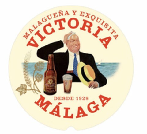 VICTORIA MÁLAGA MALAGUEÑA Y EXQUISITA DESDE 1928 VICTORIA MALAGA Logo (USPTO, 09/17/2018)