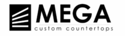 MEGA CUSTOM COUNTERTOPS Logo (USPTO, 03.04.2019)