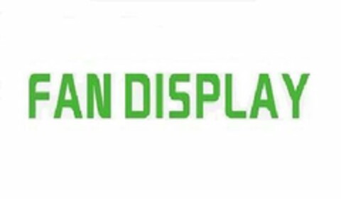 FAN DISPLAY Logo (USPTO, 16.06.2019)