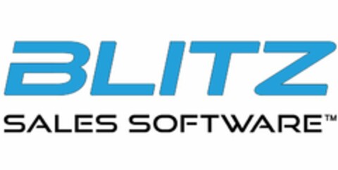 BLITZ SALES SOFTWARE Logo (USPTO, 07/22/2019)