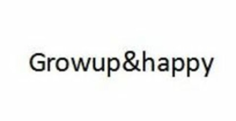 GROWUP&HAPPY Logo (USPTO, 02.08.2019)