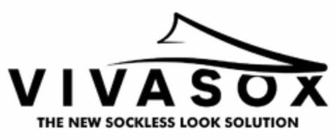 VIVASOX THE NEW SOCKLESS LOOK SOLUTION Logo (USPTO, 08/22/2019)