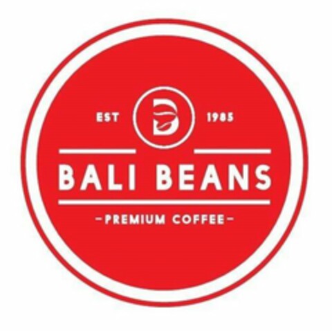 BALI BEANS PREMIUM COFFEE EST 1985 Logo (USPTO, 28.08.2019)