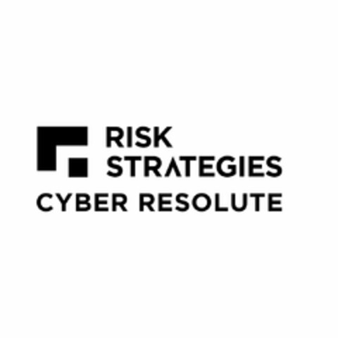 RISK STRATEGIES CYBER RESOLUTE Logo (USPTO, 19.12.2019)