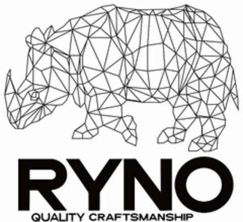 RYNO QUALITY CRAFTSMANSHIP Logo (USPTO, 01/15/2020)