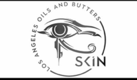 LOS ANGELES OILS AND BUTTERS SKIN Logo (USPTO, 01/17/2020)