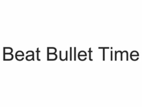 BEAT BULLET TIME Logo (USPTO, 20.08.2020)