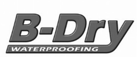 B-DRY WATERPROOFING Logo (USPTO, 22.01.2009)