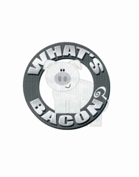 WHAT'S BACON? Logo (USPTO, 11.12.2009)