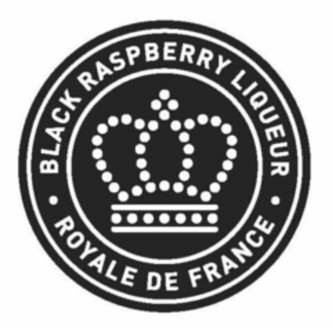 BLACK RASPBERRY LIQUEUR, ROYALE DE FRANCE Logo (USPTO, 04/06/2010)