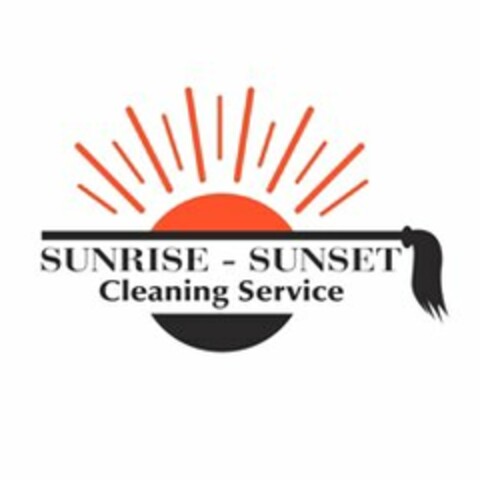 SUNRISE - SUNSET CLEANING SERVICE Logo (USPTO, 10.05.2010)