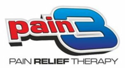 PAIN 3 PAIN RELIEF THERAPY Logo (USPTO, 02.11.2012)