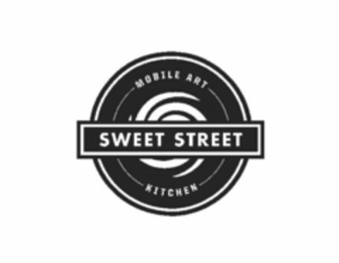 SWEET STREET MOBILE ART KITCHEN Logo (USPTO, 01/25/2014)