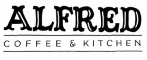 ALFRED COFFEE & KITCHEN Logo (USPTO, 07.07.2014)