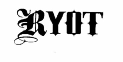 RYOT Logo (USPTO, 08/22/2014)