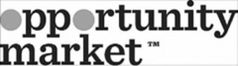 OPPORTUNITY MARKET Logo (USPTO, 29.05.2015)