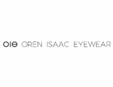 OIE OREN ISAAC EYEWEAR Logo (USPTO, 06/05/2015)