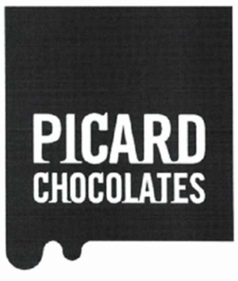 PICARD CHOCOLATES Logo (USPTO, 08/08/2015)