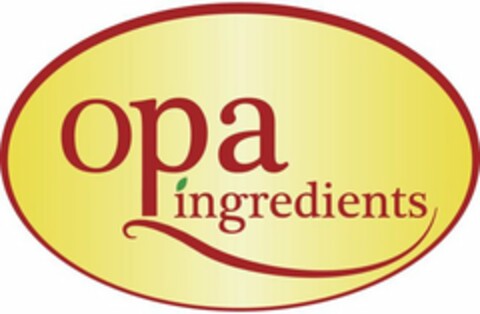 OPA INGREDIENTS Logo (USPTO, 31.08.2015)