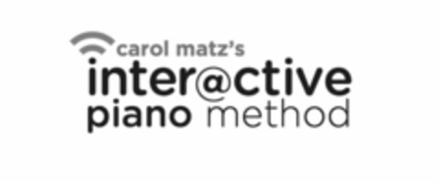 CAROL MATZ'S INTERACTIVE PIANO METHOD Logo (USPTO, 15.10.2015)