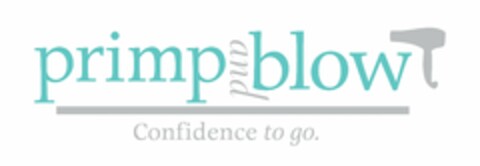 PRIMP AND BLOW CONFIDENCE TO GO Logo (USPTO, 03/04/2016)