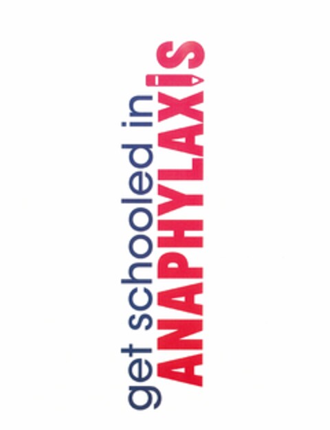 GET SCHOOLED IN ANAPHYLAXIS Logo (USPTO, 23.03.2016)
