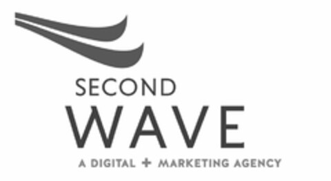 SECOND WAVE A DIGITAL + MARKETING AGENCY Logo (USPTO, 10/12/2016)