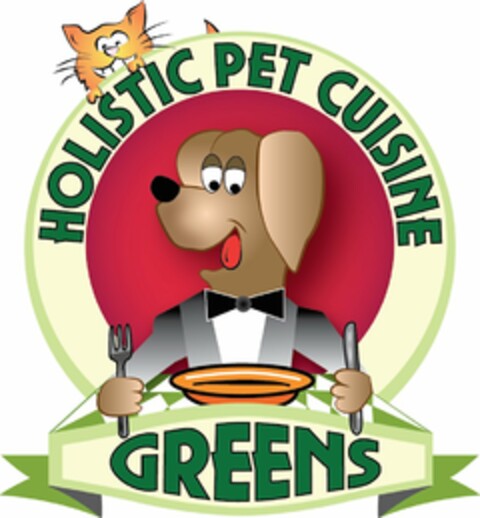 HOLISTIC PET CUISINE GREENS Logo (USPTO, 01/06/2017)