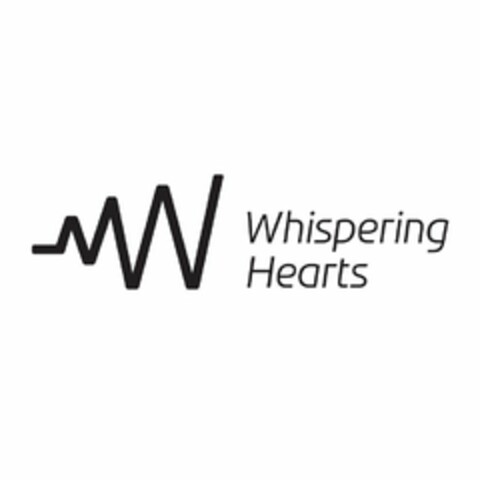 W WHISPERING HEARTS Logo (USPTO, 13.11.2017)