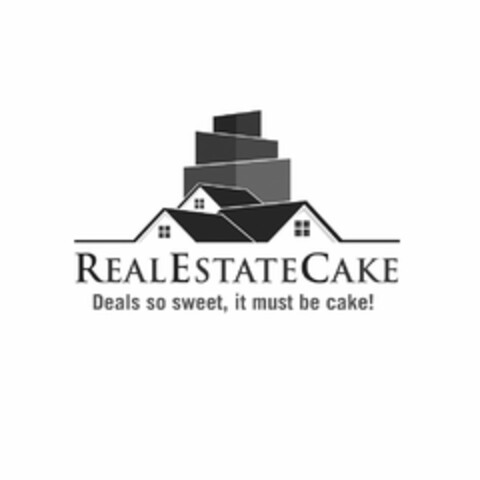 REALESTATECAKE DEALS SO SWEET, IT MUST BE CAKE! Logo (USPTO, 27.02.2018)