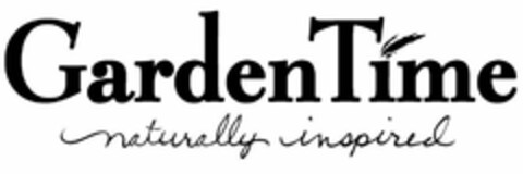 GARDENTIME NATURALLY INSPIRED Logo (USPTO, 03/13/2018)