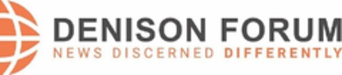 DENISON FORUM NEWS DISCERNED DIFFERENTLY Logo (USPTO, 10.04.2018)