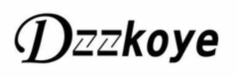 DZZKOYE Logo (USPTO, 05/04/2018)