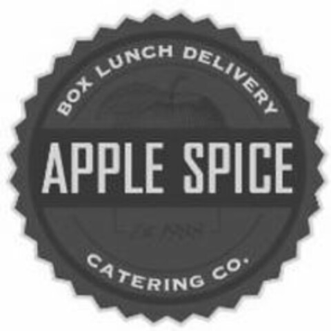 BOX LUNCH DELIVERY APPLE SPICE CATERINGCO. EST 1988 Logo (USPTO, 22.08.2018)