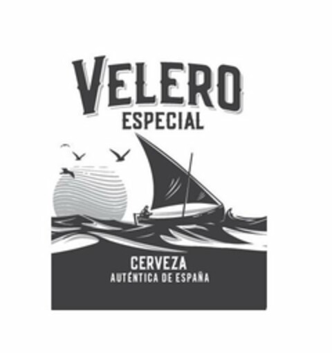 VELERO ESPECIAL CERVEZA AUTÉNTICA DE ESPAÑA Logo (USPTO, 05.10.2018)