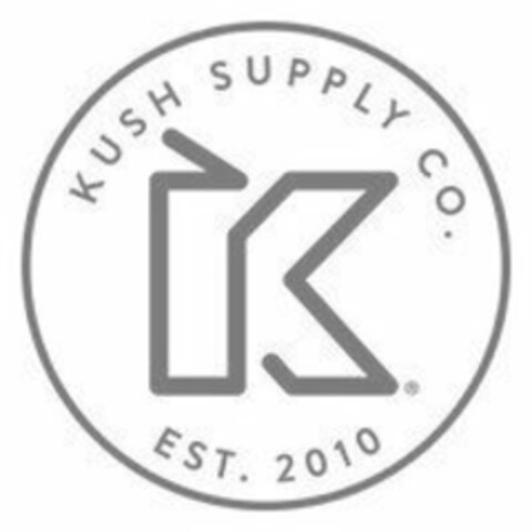 K KUSH SUPPLY CO. EST. 2010 Logo (USPTO, 31.10.2018)